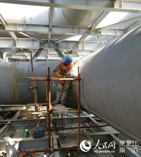 建投集团龙江安装集团浙石化全厂性主管廊安装工程正式复工复产